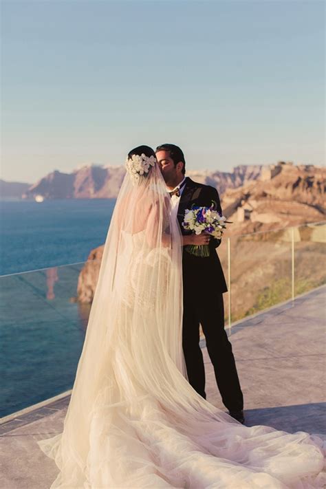 Extravagant Santorini Wedding - Belle The Magazine