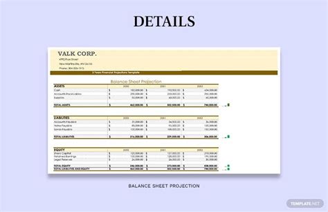 Free 3 Years Financial Projections Template - Download in Excel, Google Sheets | Template.net