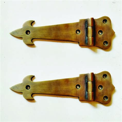 Brass Hinges Set of 2 Old Brass Hinges for House Doors - Etsy