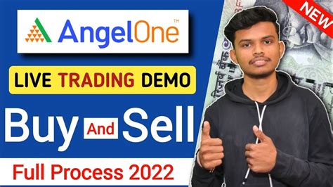 Angel One Live Trading Demo 2023 || Angel one trading kaise kare || buy and sell in angel ...