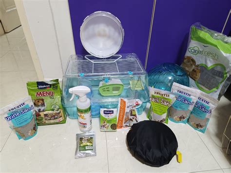 Liliphut Hamster Cage + Accessories, Pet Supplies, Homes & Other Pet ...