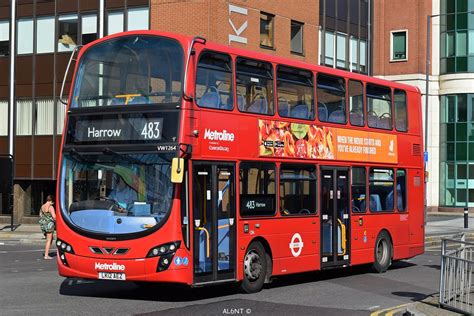 Metroline West | Route 483, VW1264, LK12AEZ - Harrow Bus S… | Flickr