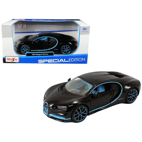 Bugatti Chiron 42 Black Limited Edition 1/24 Diecast Model Car by ...