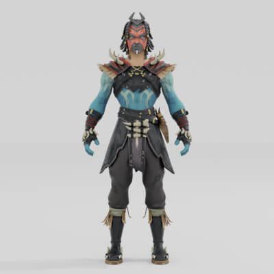 Shaman - Fortnite 3D Model by Shevraar