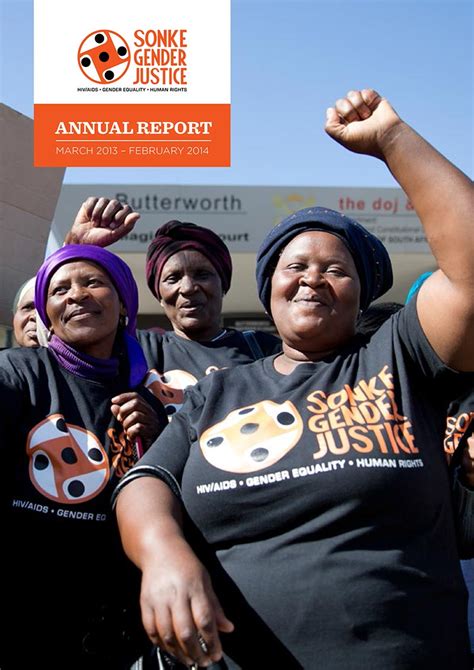 Sonke Annual Report 2013–2014 – Sonke Gender Justice