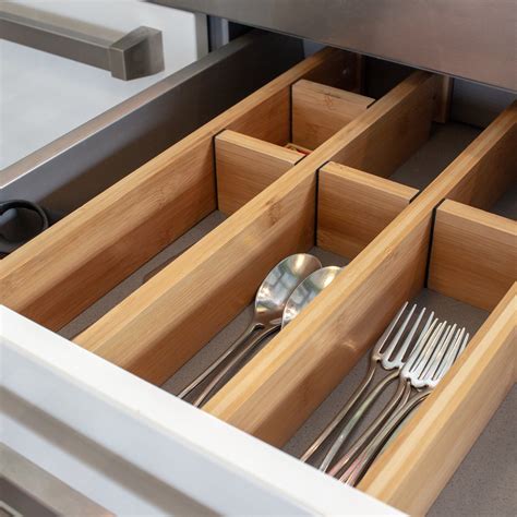 Expandable Drawer Organizer with 4 Big Dividers and 4 Small Dividers ...