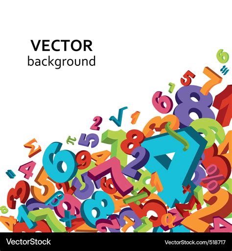 Mathematical background Royalty Free Vector Image