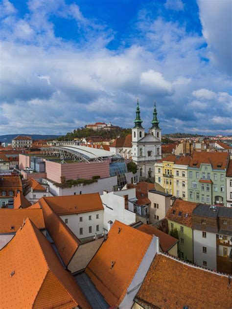 Brno Cityscape in Czech Republic Stock Photo - Image of autumn, dusk ...