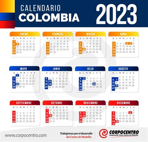 Semana Santa Calendario 2023 Colombia - IMAGESEE