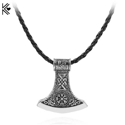 Aliexpress.com : Buy Viking Necklace Vintage Pattern Pendant Necklaces For Women Valknut Fashion ...