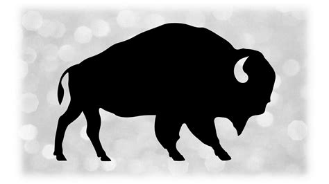 Animal Clipart: Simple Easy Black Solid Buffalo or Bison - Etsy Hong Kong