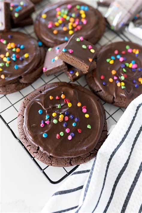 Crumbl Copycat Cosmic Brownie Cookies - Cooking With Karli