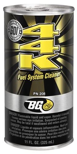 BG 44k fuel injector cleaner - CarScope Repair & Diagnosis