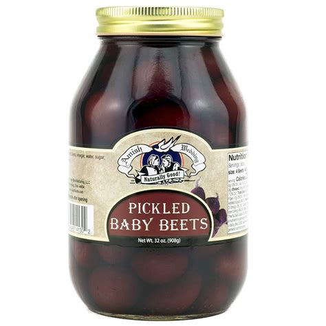 Amish Wedding Foods Pickled Baby Beets 2 - 32 oz. Jars