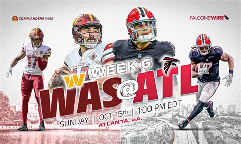 Falcons vs. Commanders: How to watch, listen, stream Week 6