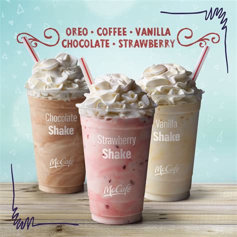 mcdonald's strawberry mccafe shake