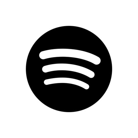 Spotify, Black icon