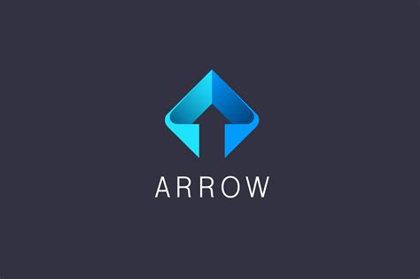 Arrow Logo by IKarGraphics on @creativemarket Arrow Logo, Arrow Signs, Vector Logo Design ...