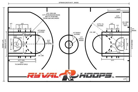 NBA Basketball court | Ryval Hoops