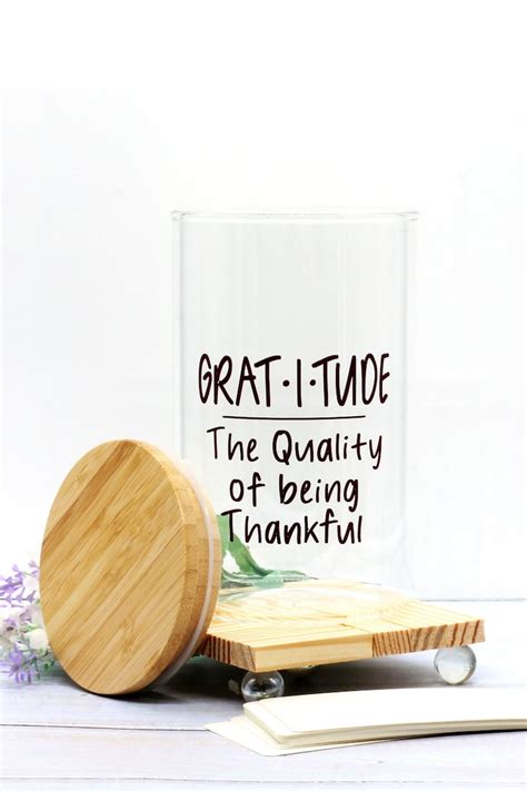 Gratitude Jar Gratitude Jar With Notecards - Etsy