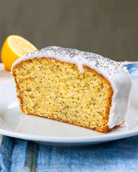 Vegan Lemon Poppy Seed Cake - School Night Vegan