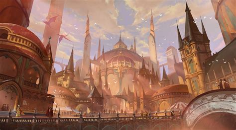 fantasy royal palace, Byung Cheol (FEBUD) on ArtStation at https://www ...