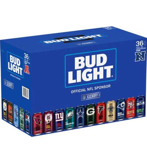 2017 Bud Light NFL Team Cans Limited Edition Variety Pack - Minibar ...