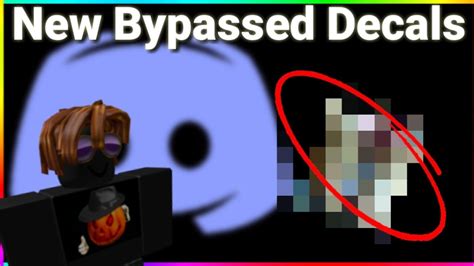 Bypassed decals roblox