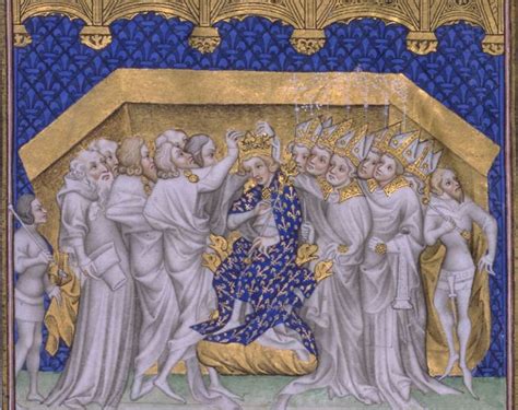 Coronation of King Charles VI of France - The Hundred Years War