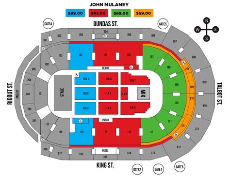 Budweiser Gardens Seating Chart Rows | Fasci Garden