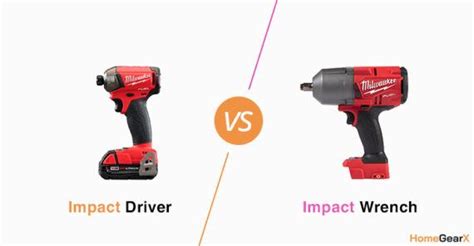 Impact Driver vs. Impact Wrench – What’s the Difference? – HomeGearX