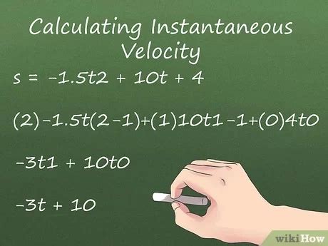 Example Of Instantaneous Speed