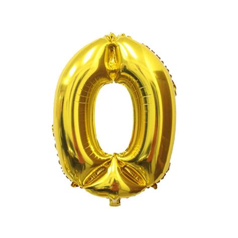 Number 0 Gold Foil Balloon 40 inch | The Very Best Balloon Accessories Manufacturer in China