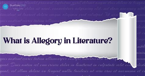 Allegory in Literature? Meaning, Definition & Examples.