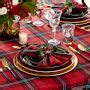 Classic Tartan Plaid Round Tablecloth | Williams Sonoma