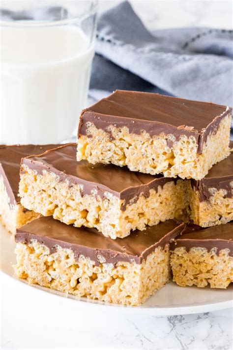 Peanut Butter Rice Krispie Treats | Recipe | Chocolate rice krispie ...