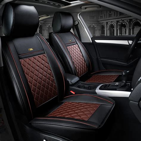 ( Front + Rear ) Luxury Leather car seat covers For Jeep Grand Cherokee ...