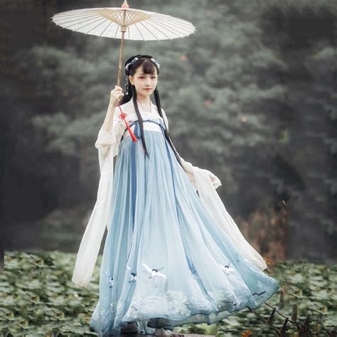 Hanfu Chinese Dance Costume Traditional Performance Clothing Women ...