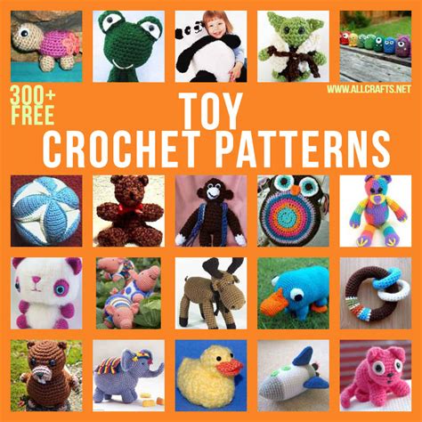 300+ Free Toy Crochet Patterns – AllCrafts Free Crafts Update