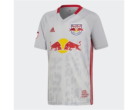 adidas NY Red Bulls Home Jersey Youth 2019/20 - Grey