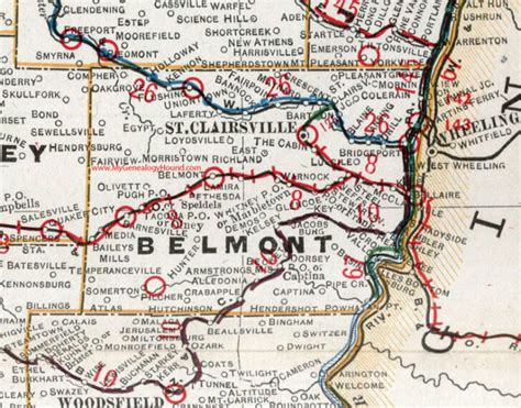 Belmont County Ohio Property Maps | Maps Of Ohio