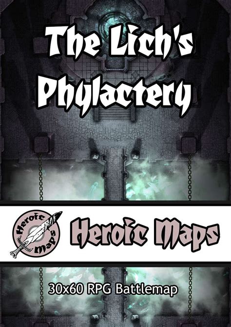 Heroic Maps - The Lich's Phylactery - Heroic Maps | Buildings | Caverns & Tunnels | Dungeons ...