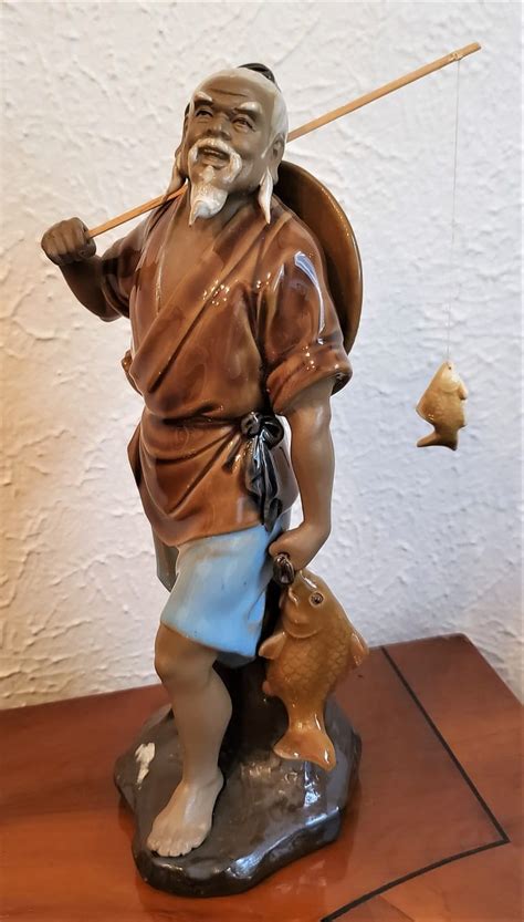 Chinese Fisherman Mud Man - Rockwell Antiques Dallas