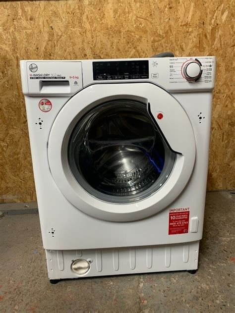 Hoover H-WASH&DRY 300 PRO Wifi Connected Integrated 9Kg / 5Kg Washer Dryer - HBDOS695TME ...