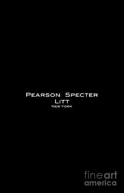 Suits Pearson Specter Litt Logo Digital Art by Deshae Marlowe | Pixels