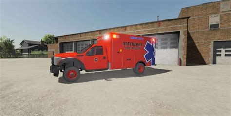 F550 Ambulance v1.0.0.0 for FS22 - Farming Simulator 2022 / 19 mod