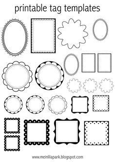 Pin on Patterns - Pockets & Tags | Printable tags template, Printable label templates, Free ...