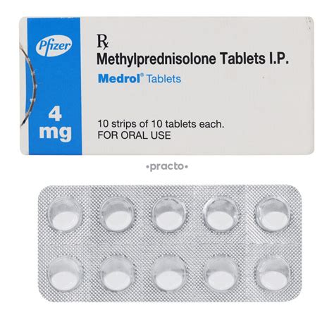 Medrol 4 MG Tablet - Uses, Dosage, Side Effects, Price, Composition ...