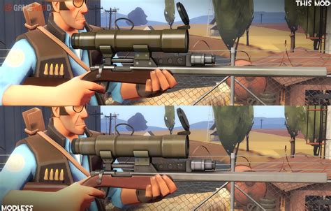 Old Viewmodel Style Sniper Rifle » TF2 - Skins Sniper | GAMEMODD