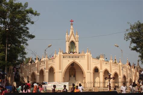 Mount Mary Basilica In The Bandra Area Of Mumbai In India, & Its ...